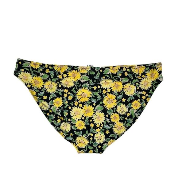 NWT Old Navy Plus Size Black Yellow Sunflower Bikini Swim Bottoms Size 3X/24-26 - Picture 9 of 10